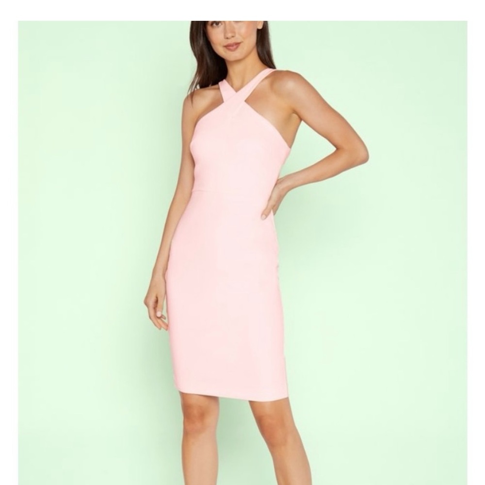 Likely size 00 Elegant Pink Halter Dress